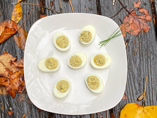 Truffle Deviled Eggs