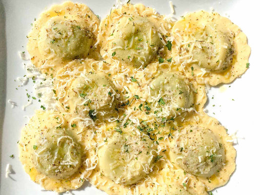 5-minute Spinach Ravioli