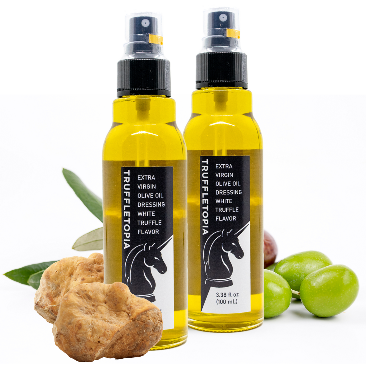 White Truffle Extra Virgin Olive Oil Dressing - glass spray bottle