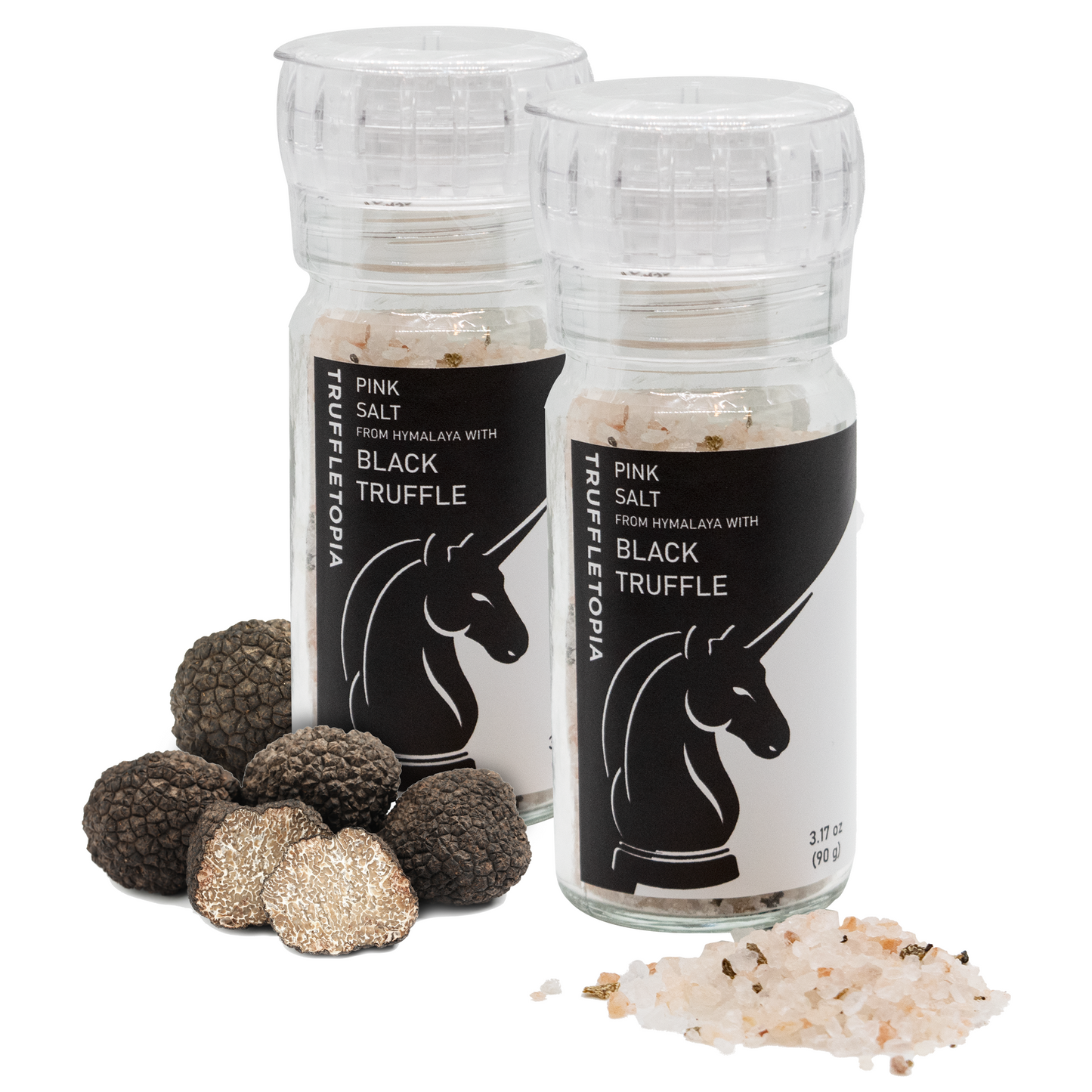 Pink Himalayan Salt and Black Truffle Grinder