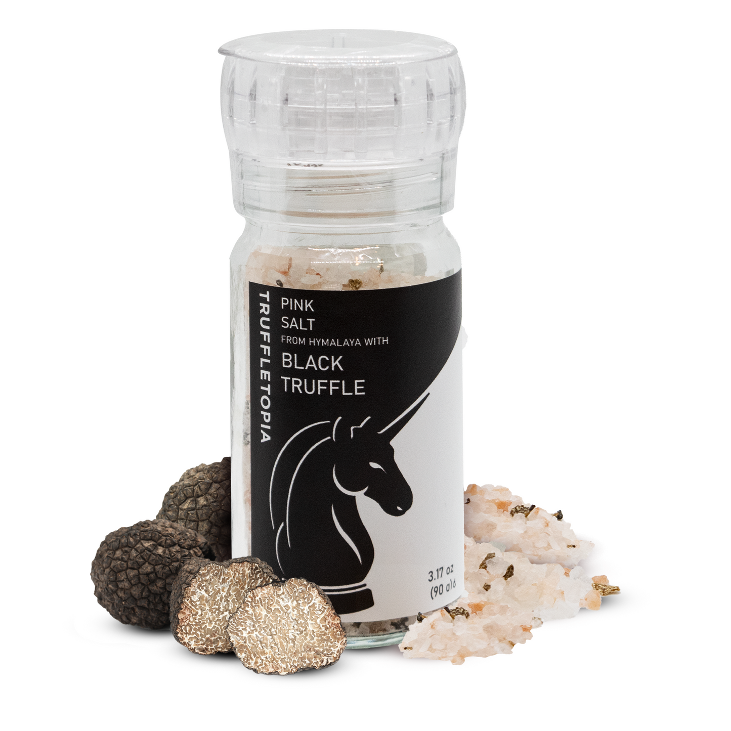 Pink Himalayan Salt and Black Truffle Grinder