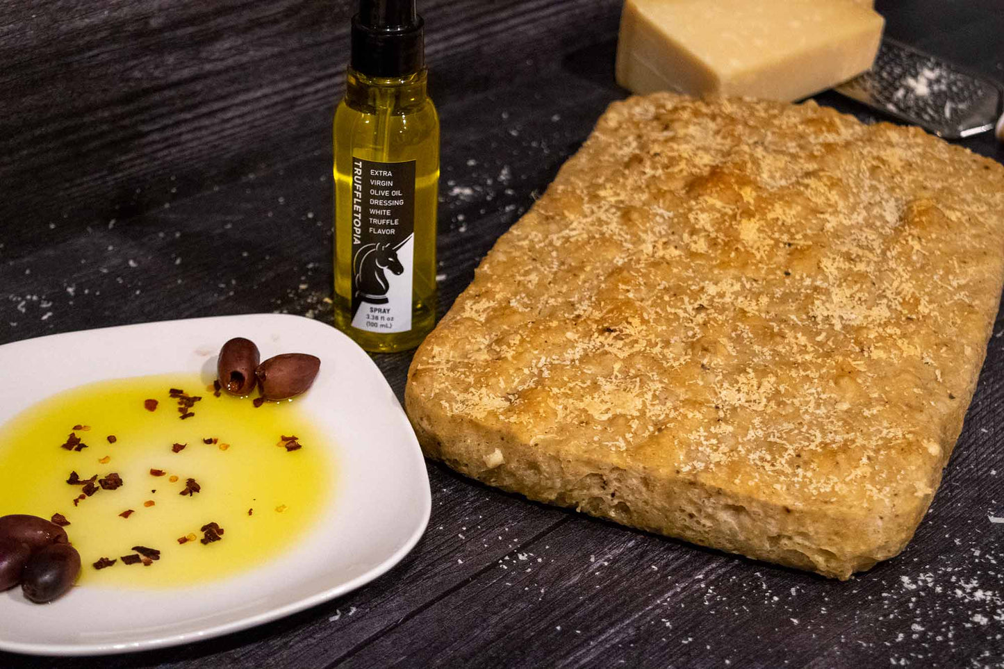 Black Truffle & White Truffle Oil | Extra Virgin Olive Oil | 1L Can