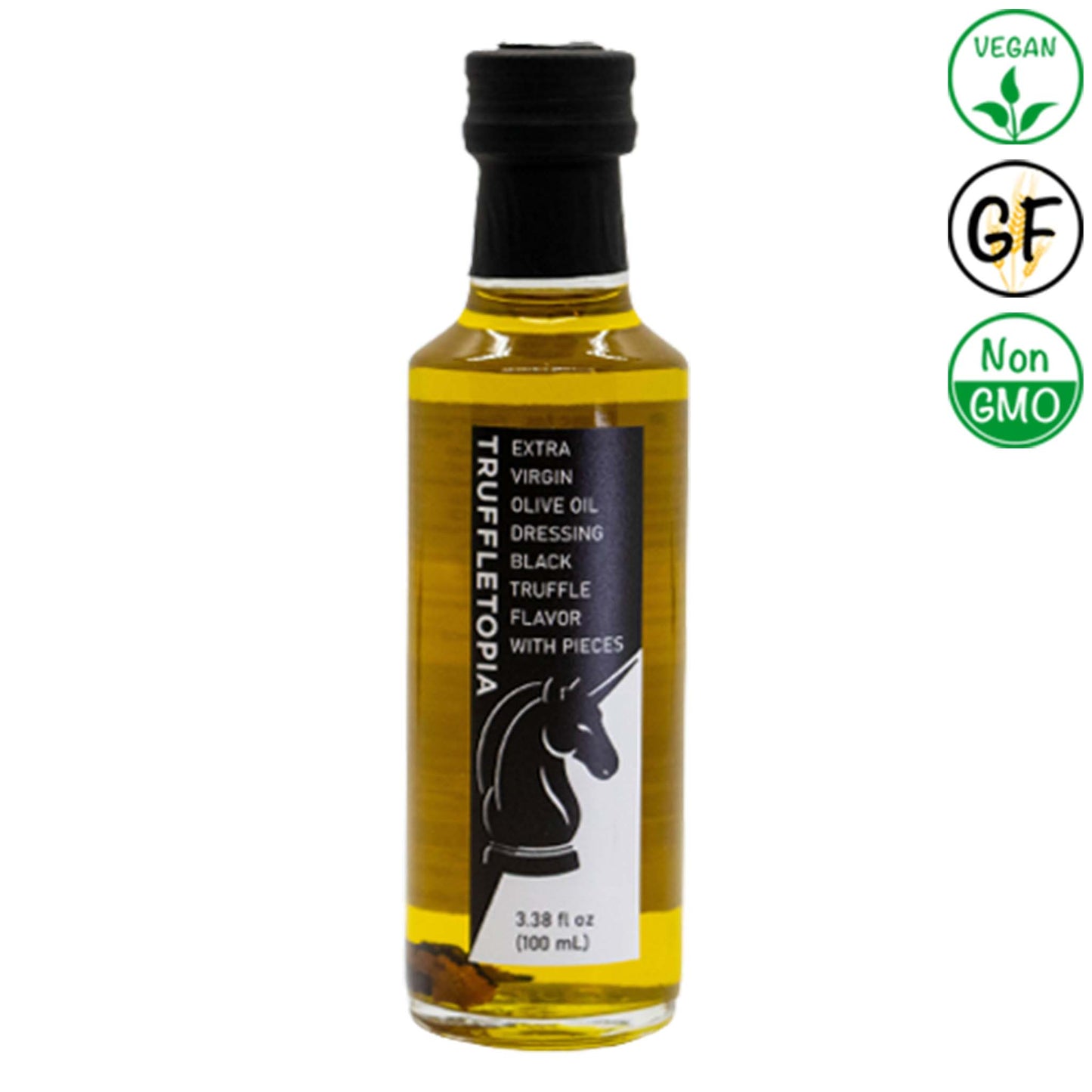 Black Truffle Extra Virgin Olive Oil with Truffle Pieces