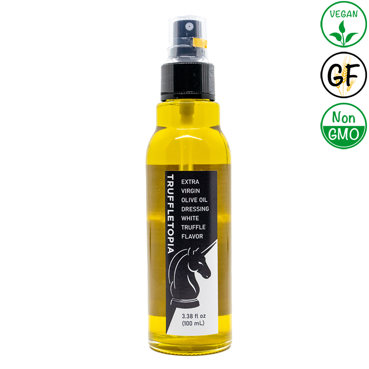 White Truffle Extra Virgin Olive Oil Dressing - glass spray bottle