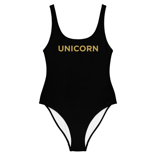 Bold Unicorn One-Piece Swimsuit