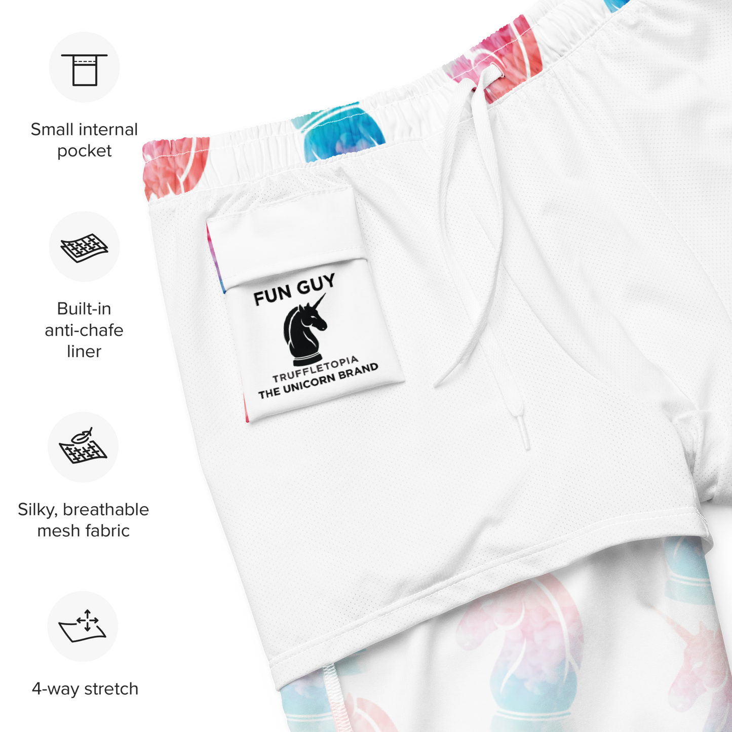 Rainbow Unicorn Swimming Trunks