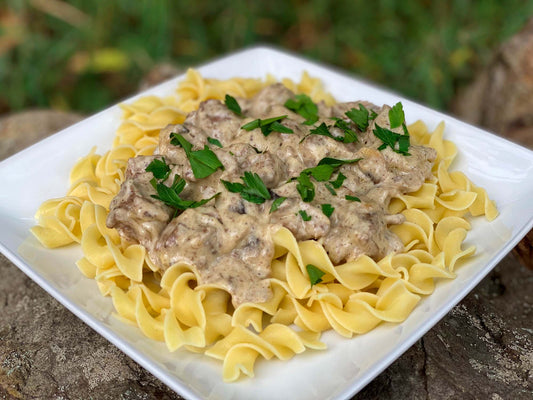 The Best Beef Stroganoff with White Truffle