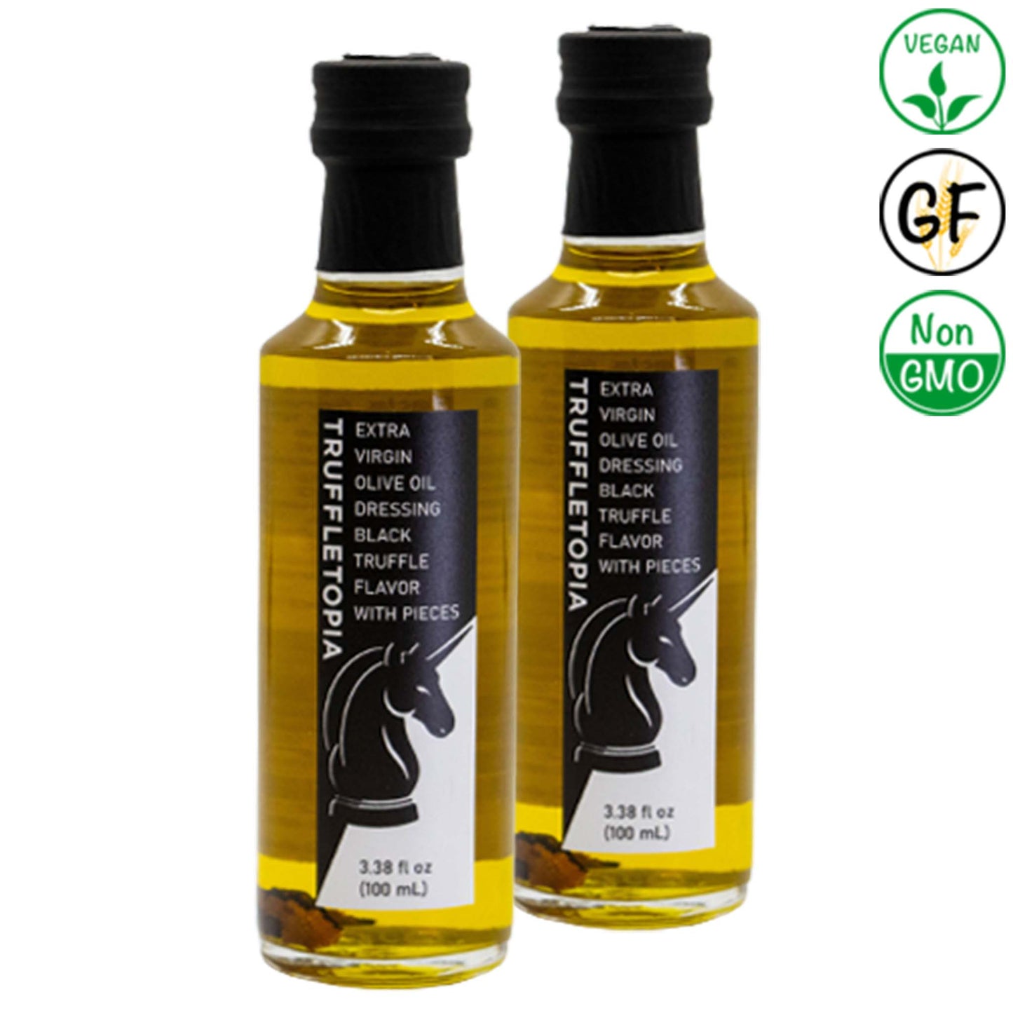 Black Truffle Extra Virgin Olive Oil with Truffle Pieces